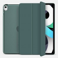 Mobiq Hard Case Folio Hoesje iPad Air (2020) Donkergroen - 1