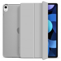 Mobiq Hard Case Folio Hoesje iPad Air (2020) Grijs - 1