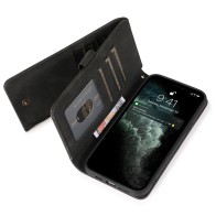 Mobiq Zacht Leren Wallet Hoesje iPhone 13 Pro Zwart - 1