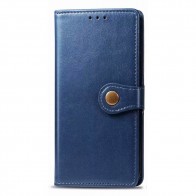 Mobiq Klassieke Wallet Case iPhone 12 6.1 Blauw - 1