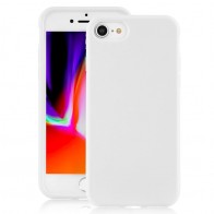 Mobiq Liquid Siliconen Hoesje iPhone SE (2020)/8/7 Wit - 1