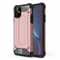 Mobiq Rugged Armor Case iPhone 11 Roze - 1