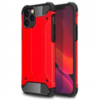 Mobiq - Rugged Armor Case iPhone 12 Pro Max Rood - 1