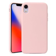 Mobiq Liquid Siliconen Case iPhone XR Roze - 1