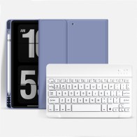 Mobiq Toetsenbord Hoes iPad Air (2022 / 2020) Paars - 1