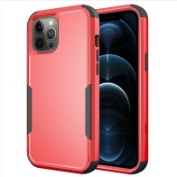 Mobiq Layered Armor Hoesje iPhone 13 Rood 01