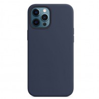 Mobiq Siliconen MagSafe Hoesje iPhone 12 Pro Max Blauw 01