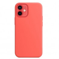 Mobiq Siliconen MagSafe Hoesje iPhone 12 Pro Max Roze 01