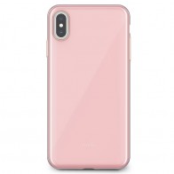 Moshi iGlaze iPhone XS Max Hoesje Taupe Pink 01