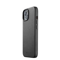 Mujjo - Full Leather Magsafe Case iPhone 14 zwart 01