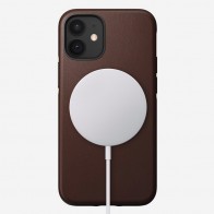 Nomad Leather MagSafe Case iPhone 12 Mini Bruin - 1