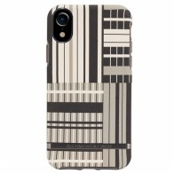 Richmond and Finch Trendy iPhone XR Hoesje platinum Stripes 01