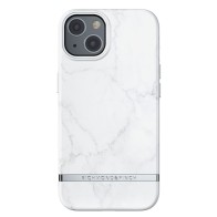 Richmond & Finch Trendy iPhone 13 Hoesje White Marble 01