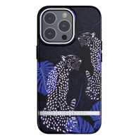 Richmond & Finch Trendy iPhone 13 Pro Hoesje Blue Cheetah 01
