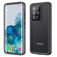 Mobiq Waterdicht Hoesje Samsung Galaxy S20 Ultra Zwart - 1