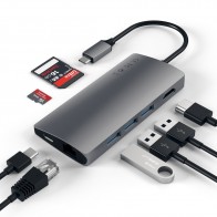 Satechi USB-C Multi-Port Ethernet Adapter V2 Space Grey - 1