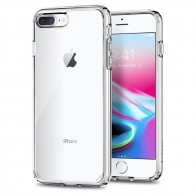 Spigen Ultra Hybrid 2 Case  iPhone 8 Plus/7 Plus Transparant - 1 