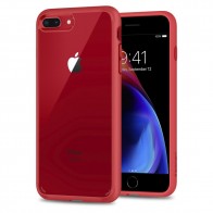 Spigen Ultra Hybrid 2 Case iPhone 8 Plus/7 Plus Rood - 1