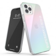 Superdry Snap Case Clear iPhone 12 / iPhone 12 Pro Holographic 01