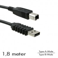 OEM - USB Type-A/B aansluitkabel M/M (1,8 Meter)