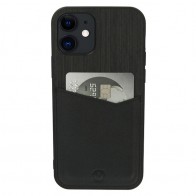 Valenta - Back Cover Card Slot iPhone 12 Mini 5.4 inch Zwart 01