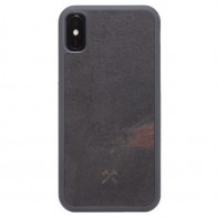 Woodcessories EcoCase Stone iPhone XS Max Hoes Zwart 01