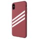 Adidas Moulded Case PU Suede iPhone XS Max hoesje rood 04