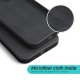 Mobiq Liquid Silicone Case iPhone 12 Mini Zwart - 5