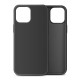 Mobiq Liquid Silicone Case iPhone 12 Pro Max Zwart - 1