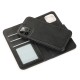 Mobiq - Magnetische 2-in-1 Wallet Case iPhone 13 Pro Max zwart 01
