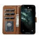 xMobiq - Magnetische 2-in-1 Wallet Case iPhone 14 bruin 06