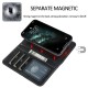 xMobiq - Magnetische 2-in-1 Wallet Case iPhone 14 max zwart 05