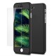 Mobiq 360 Graden Full Body Beschermhoes iPhone 8 Zwart - 1