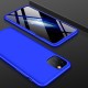 Mobiq 360 Graden Hoesje iPhone 12 / 12 Pro Blauw - 1