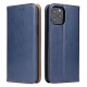 Mobiq Premium Lederen Portemonnee Hoesje iPhone 13 Mini Blauw - 5
