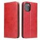 Mobiq Premium Lederen Portemonnee Hoesje iPhone 13 Mini Rood - 6