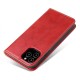 Mobiq Premium Lederen Portemonnee Hoesje iPhone 13 Pro Rood - 5