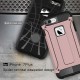 Mobiq - Rugged Armor Phone 8 Plus/7 Plus Hoesje Rose Goud - 4