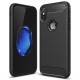 Mobiq - Hybrid Carbon TPU iPhone X/Xs Hoesje zwart 01