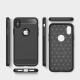 Mobiq - Hybrid Carbon TPU iPhone X/Xs Hoesje zwart 06