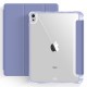 Mobiq Clear Back Folio iPad Air 10.9 (2022 / 2020) Paars - 1