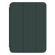 Mobiq Clear Back Folio iPad Mini 6 Donkergroen/transparant - 6
