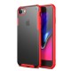 Mobiq Clear Hybrid Case iPhone SE (2022 / 2020)/8/7 Rood - 1