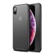 Mobiq - Clear Hybrid Case iPhone X/XS Zwart - 1