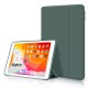 Mobiq Flexibele Tri-folio hoes iPad 10.2 Donkergroen 01