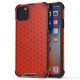 Mobiq honingraat armor hoesje iPhone 11 Pro Max rood - 1