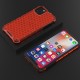 Mobiq honingraat armor hoesje iPhone 11 Pro Max rood - 5