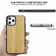 Mobiq - Houten Hoesje iPhone 13 Mini Bamboe - 2