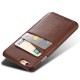 Mobiq Leather Snap On Wallet iPhone SE (2022 / 2020)/8/7 Bruin - 3