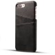 Mobiq Leather Snap On Wallet iPhone 8 Plus/7 Plus Zwart - 1